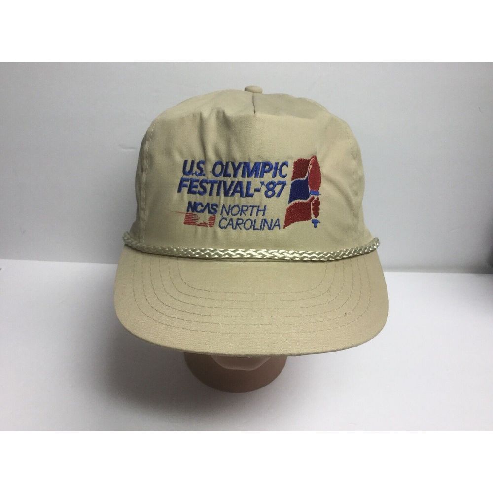 Vintage US Olympic Festival 87 Hat NCAS North Carolina snapback Trucker Cap